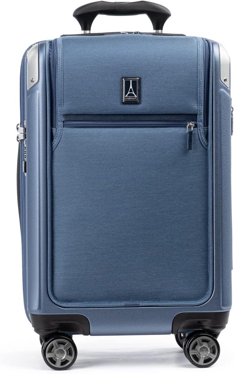 Hardschalen Koffer - Rolkoffer Trolley - Veilig Reizen - Geïntegreerd TSA-slot - 21-Inch - Donkerblauw