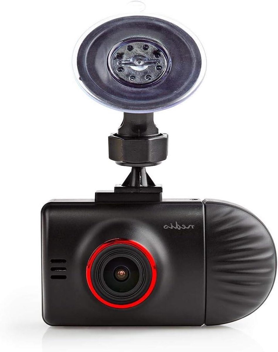 Dash Cam - Autocamera Recorder - Veiligheid Onderweg - Dubbele Camera - 1440P - Rood Zwart