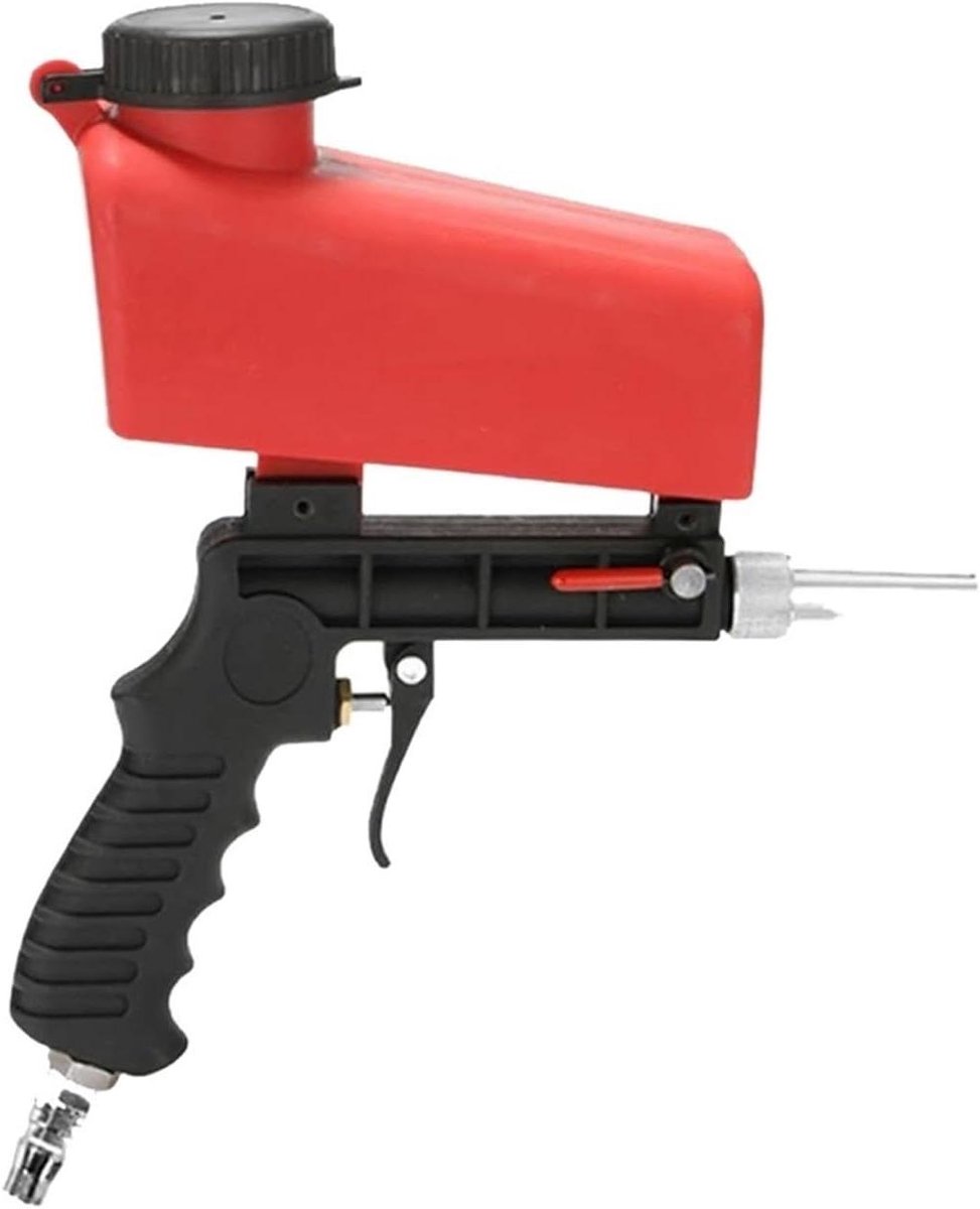 Spuitpistool - Zandstraalpistool - Roest Verwijderen - Verstelbare Media - 21 Lbs Capaciteit - One Color
