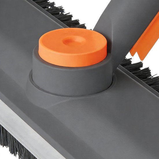 Vloerborstel Lange Steel - Schrobborstel - Grondig Schoonmaken - Verstelbaar Handvat - 36 cm - Niet gespecificeerd — afbeelding 3