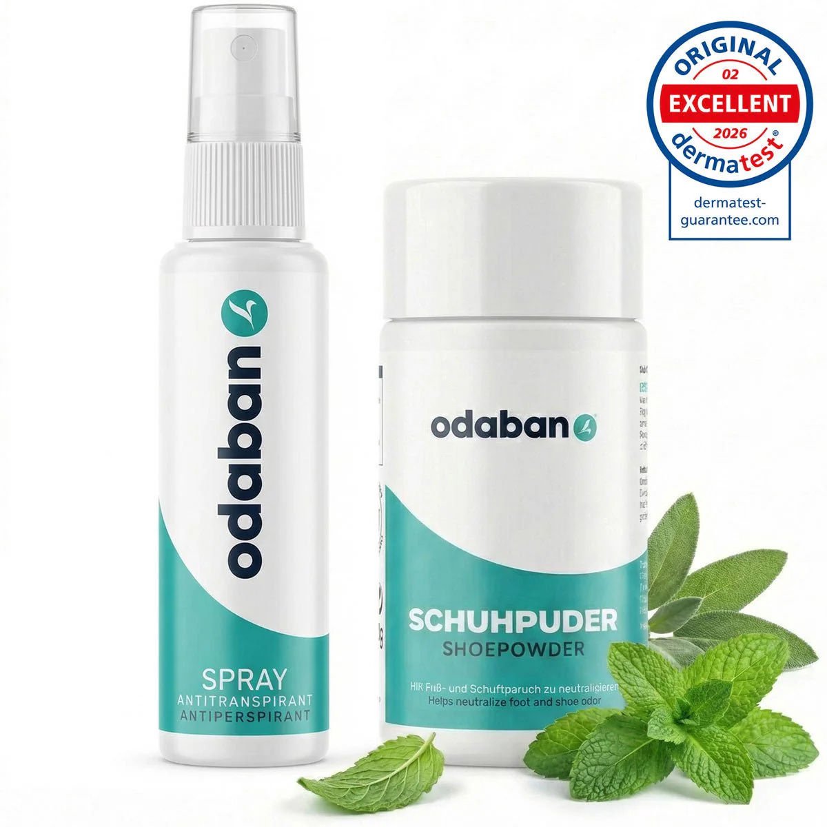 Odaban Anti Transpirant + Shoepowder 2 pak