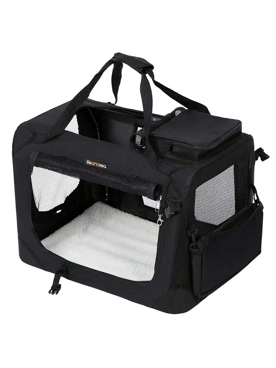 SmartLiving.Store - Honden draagtas - Reistas hond - Draagtas Hond - Hondentas - 60x40x40 - Zwart