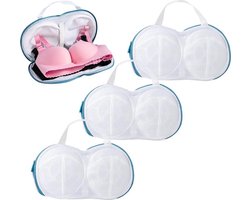 3 pack - Bh Waszakken - Bh Wasnetje Voor Wasgoed - Anti-Vervorming - Waszakje Lingerie - Premium Lingerie Waszakje- Met Rits - Waszak Bh - Delicaat Wasgoed - Waszak - Wasgoed - Waszakje Laundry Bag - Wasnet - Wasmachine - 19x35cm