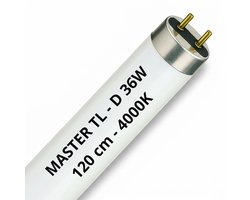 Originele TL Buis 120 cm – 36W TL-D lamp – 840 neutraal wit licht 4000K – T8 G13 Universeel