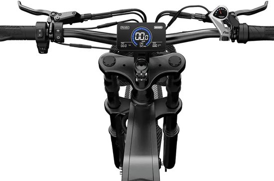 V20 Cross Skinny Bike Zwart - 48V 22Ah Accu - 70km Bereik - Schijfremmen - 25km/h — afbeelding 3