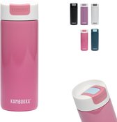 Kambukka Olympus Thermosbeker 500 ml - Koffiebeker To Go - makkelijk reinigen - lekvrije Koffiebeker RVS - Theebeker - Travel Mug - Macaron Pink
