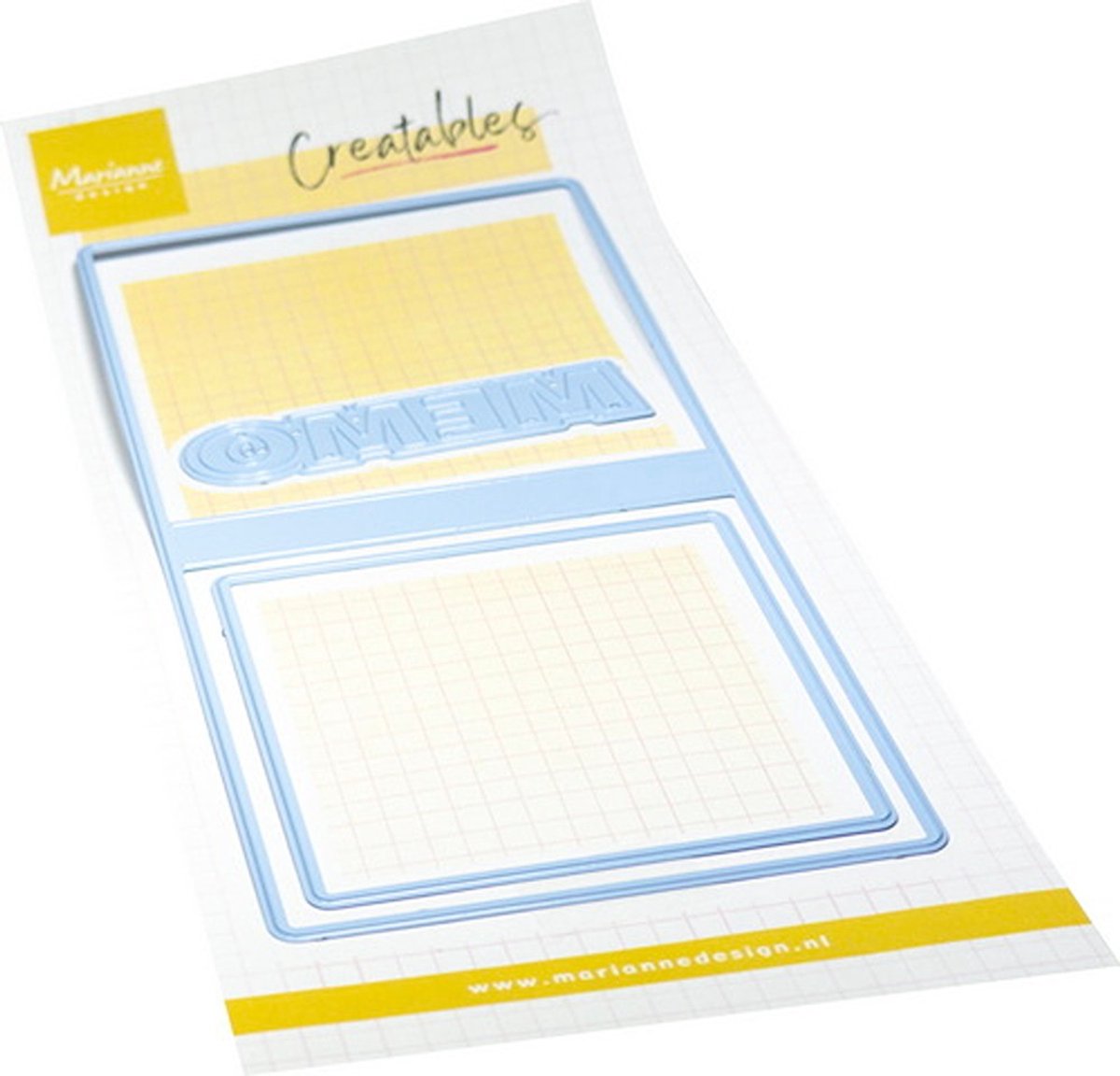 Marianne Design, Creatables stencil Memo, LR0960