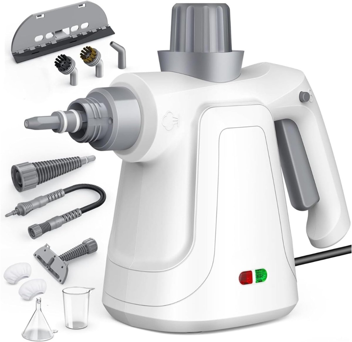 HEZIVO® Stoomreiniger Badkamer - Multifunctionele Handstoomreiniger - 400 ml - Wit