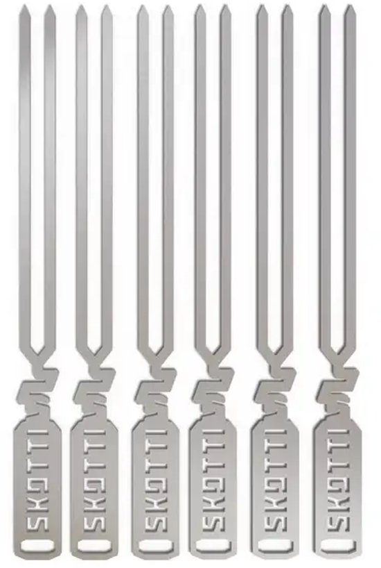 Skotti Pikes RVS Barbecue Spiesen van Skotti — afbeelding 2