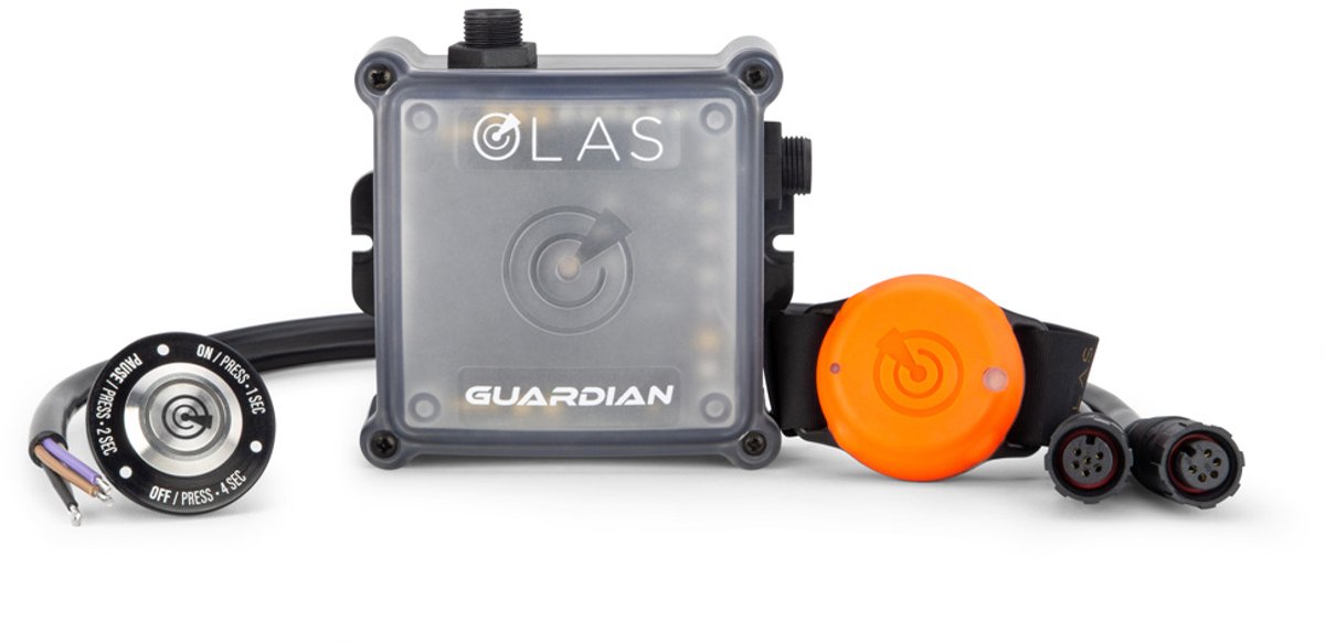 EXPOSURE MARINE OLAS GUARDIAN DRAADLOZE MOTORSTOP MET MAN OVERBOORD ALARM