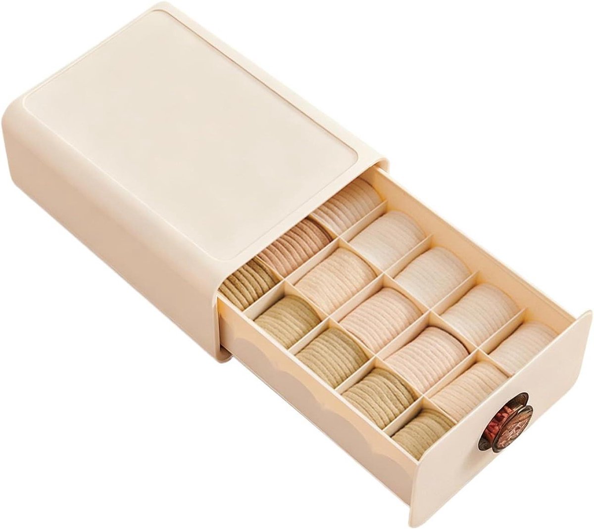 Lade Organizer - Kast Verdeler - Kleding Opbergen - Slim Vak Ontwerp - 34.4 x 25 x 14.4 cm - Wit
