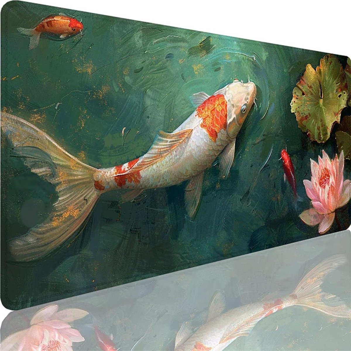 XXL Muismat - Bureauonderlegger - Gaming en werk - Waterdicht en wasbaar - 150x80 cm - Groen