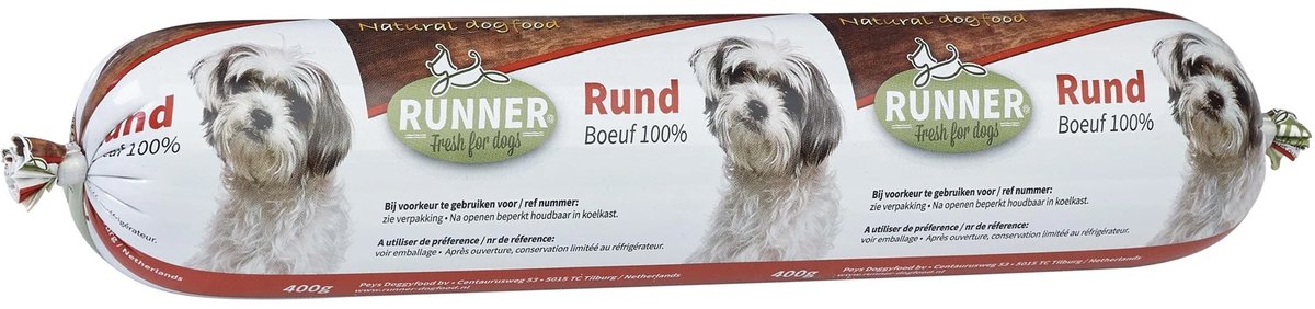 Runner worst rund doos 10 stuks x 400 gram