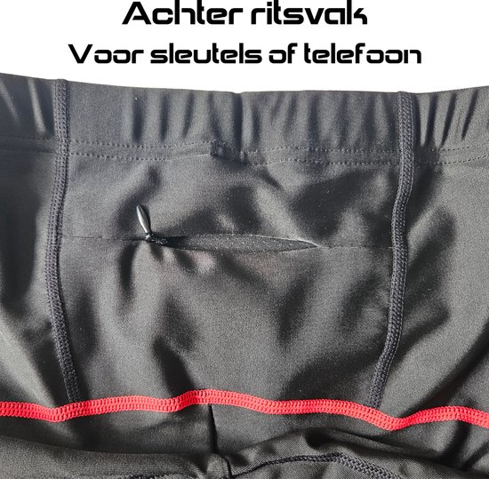 RAMBUX® - Fietsbroek Dames met Zeem - MTB Broek - Zwart Roze - Mountainbike - Fietskleding Short - Sportbroek - Maat S van RAMBUX — afbeelding 4