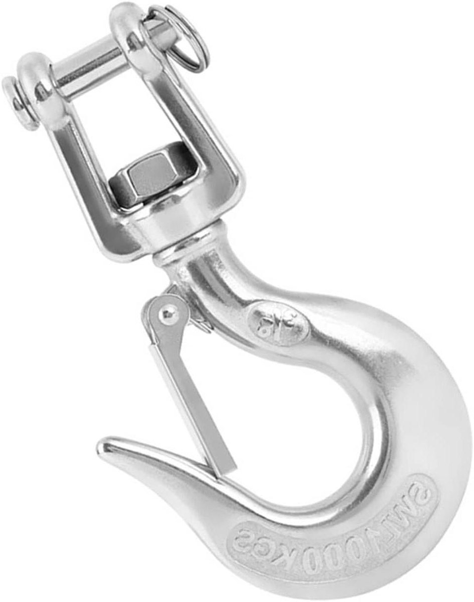 Hefhaak - Takelhaak Hijshaak - Zware Lasten Tillen - 304 Roestvrij Staal - 1000 kg - Zilver