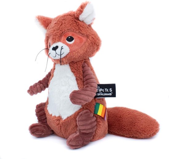 Wasbeer Knuffel - Pluche Dier - Babyspeelgoed - Maximal zacht - Baby Maat - Terracotta — afbeelding 4