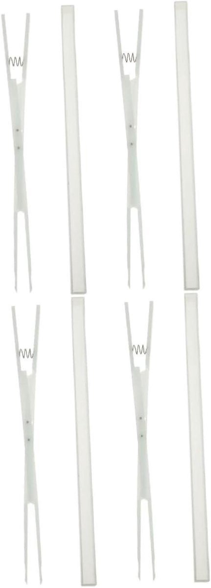 Piano Stemclips - Geluiddempers - Pianostemmen - Nylon Materiaal - 2 Sets - Wit