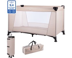 Cabino Campingbedje / Reisbedje Opvouwbaar – 120 x 60 cm - Dune Beige
