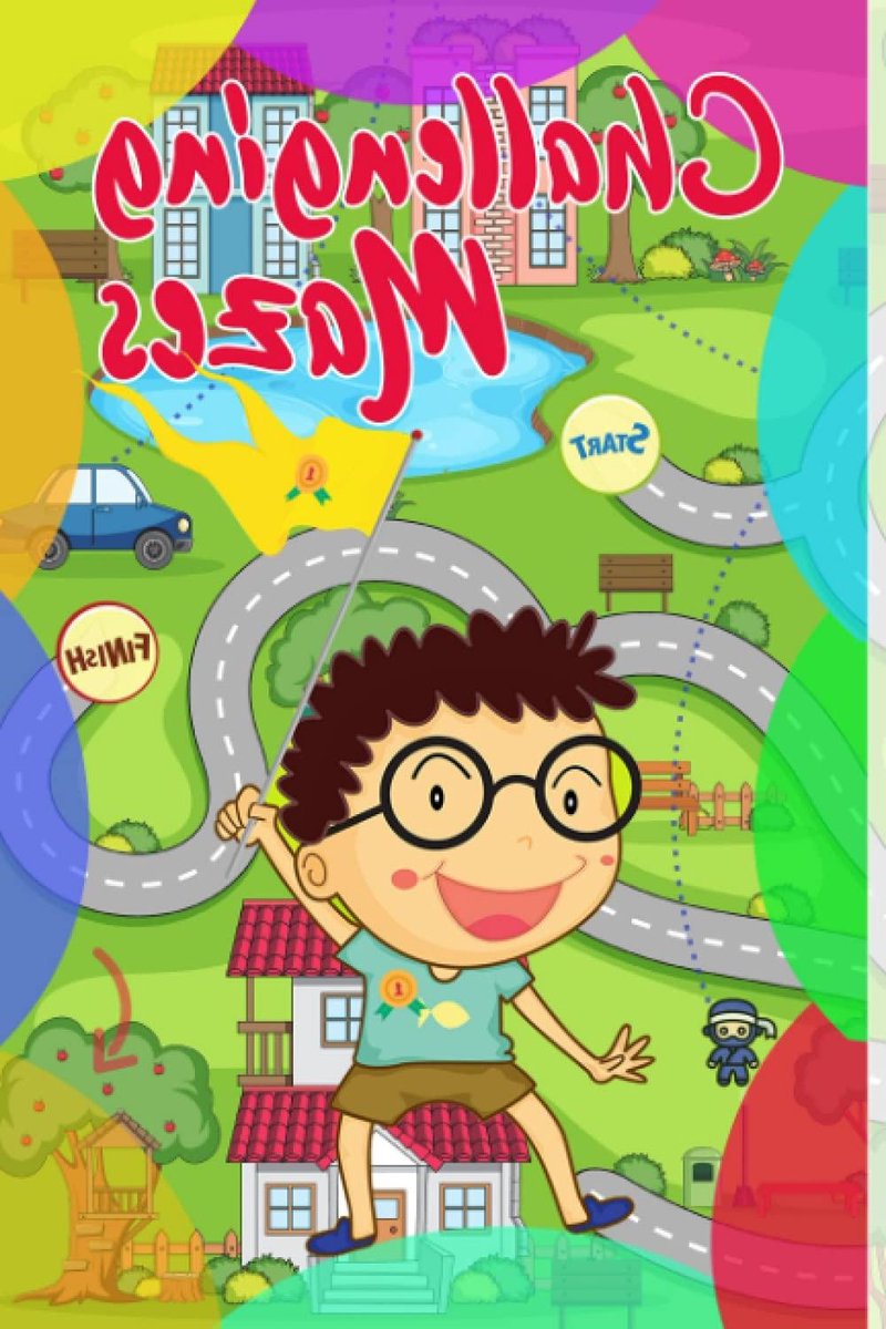 Puzzelboek Kinderen - Doeboek Labyrinten - Hersenen Trainen - Geleidelijke Moeilijkheid - 80 Pagina's - Kleurrijk