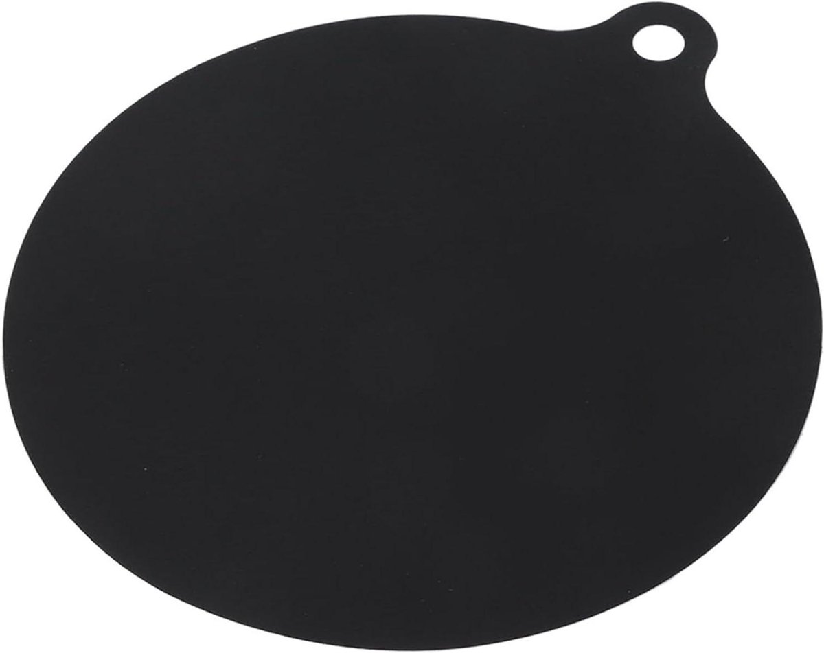 Inductie Kookplaat Mat - Bescherm Pad - Keuken Beschermen - Hoge Temperatuur Bestendig - 22 Cm Diameter - Zwart