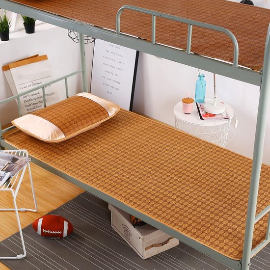 Koelmat - Zomerslaapmat - Koel Slapen - Anti-shift ontwerp - 195 x 80 cm - Beige — afbeelding 2