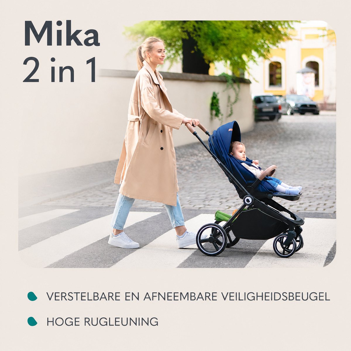 Lionelo Lionelo Mika 2in1 Kinderwagen - afbeelding 5