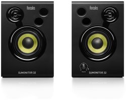 Hercules DJMonitor 32 - Actieve 3" Studiomonitorset - 2x 15W RMS Speakers - Instap DJ & Studio