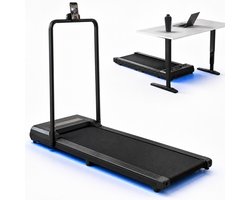 Veora Loopband – Elektrische Walking Pad Treadmill – 1 tot 8 km/h - Stil en Compact Fitnessapparaat voor Thuis & Kantoor