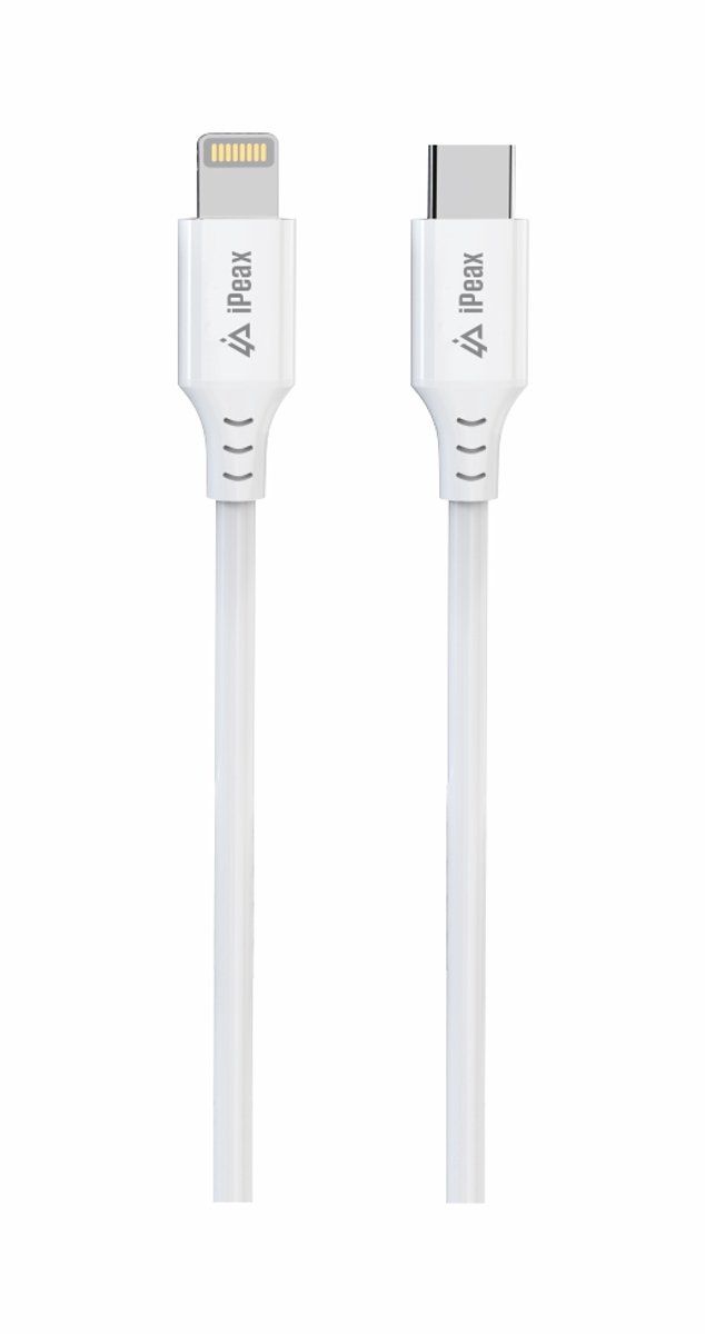 iPeax USB-C naar Lightning Kabel – 1 Meter – Wit