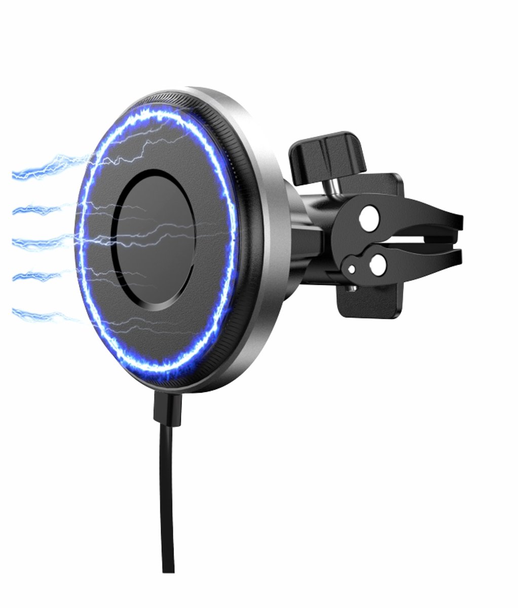 iPeax Holdex Pro Draadloze Auto Oplader – Zwart