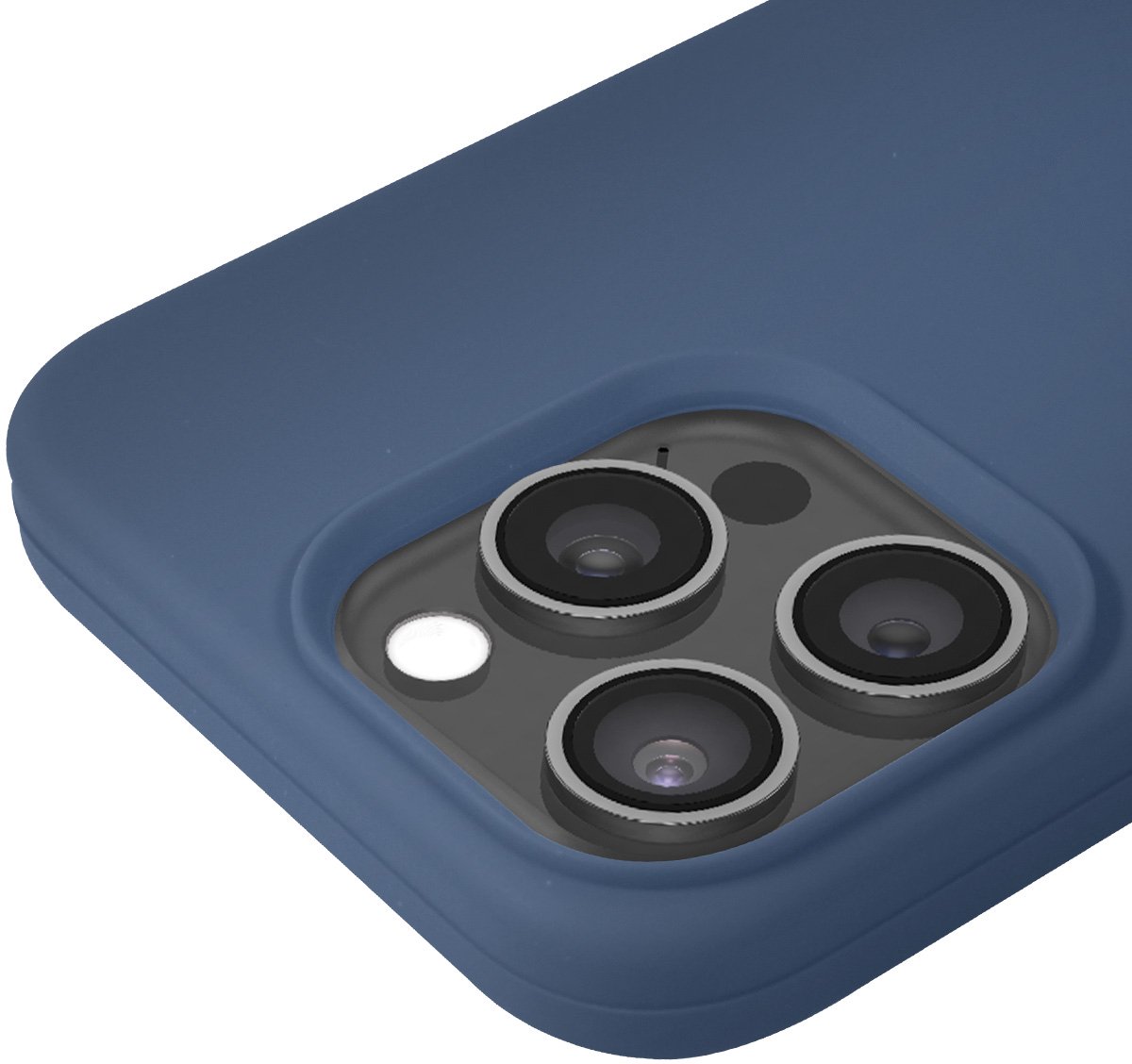 Jaym, Hard case Geschikt voor Apple iPhone 15 Pro Premium Zacht Gevoel, Blauw