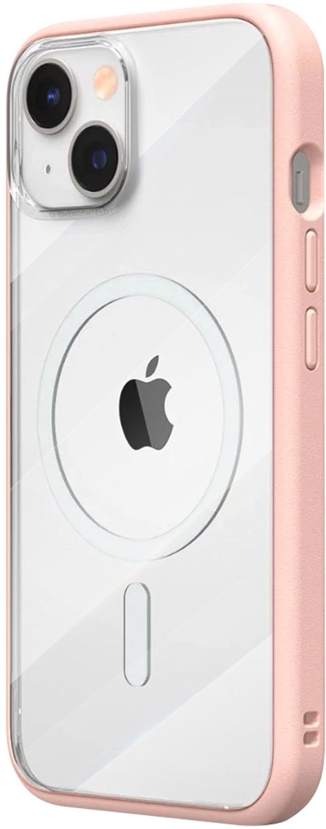 Rhinoshield, Magsafe hoesje Geschikt voor Apple iPhone 15 Plus Modular MOD NX(TM), Roze