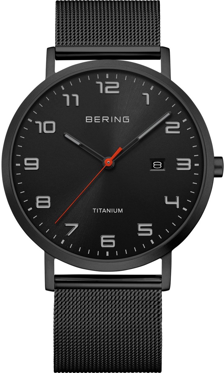 Bering - 18640-122 - Polshorloge - Heren - Kwarts - Titanium