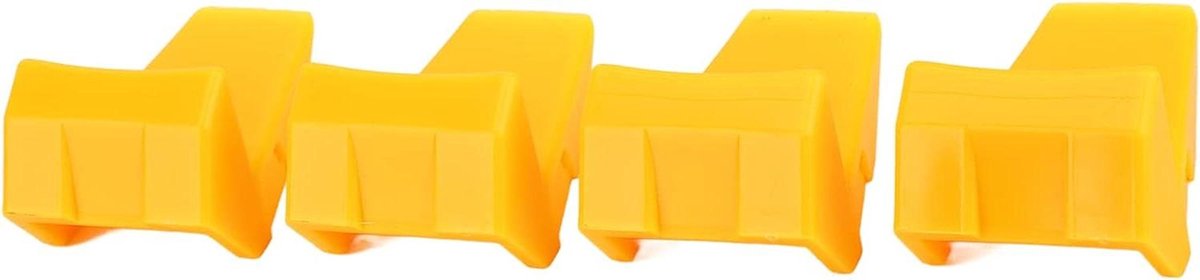 Band Wisselaar Beschermers - Velg Bescherming - Velgen Beschermen - Slijtvast Plastic - 4 Stuks - Geel