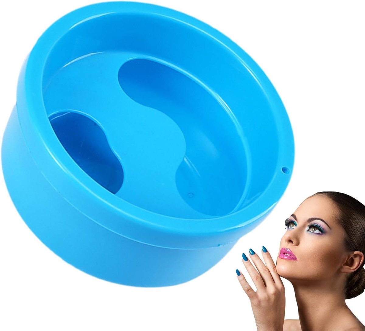 Nagel Dip Kom - Manicure Bakje - Nagel Verzorging - Robuust ABS Materiaal - 24 x 22 x 6 cm