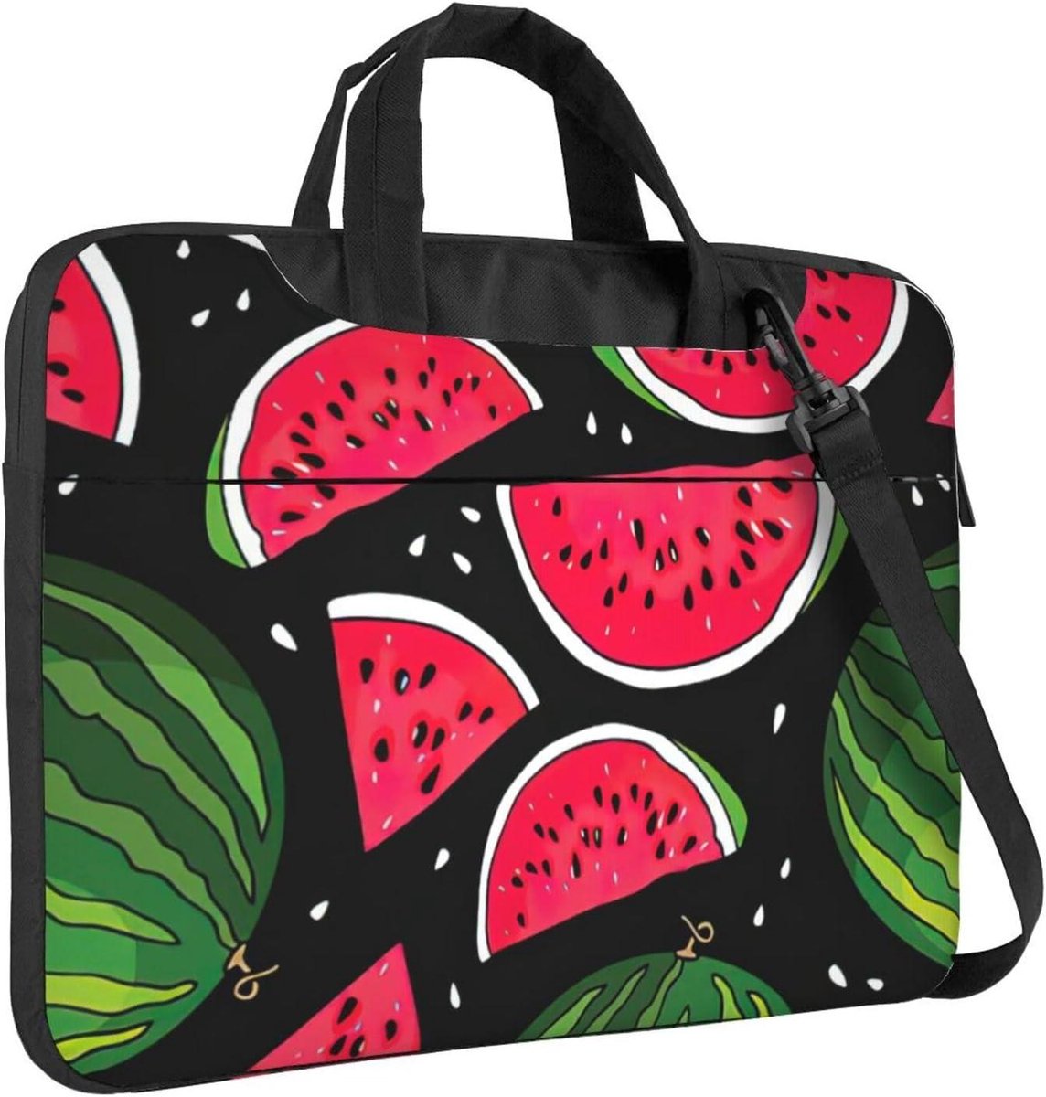 Laptop Tas - Computer Schoudertas - Zakelijk Reizen - Waterafstotend Oxford Materiaal - Tot 15.75 inch - Zwart