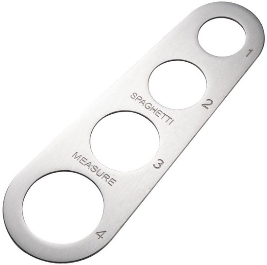 Dailygoods - Roestvrijstalen Pasta Meetapparaat met Haak van Dailygoods — afbeelding 4