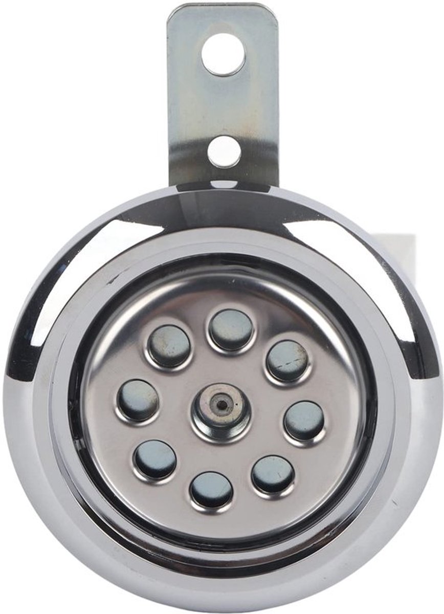 Universele Motorfiets Hoorn, Motorfiets Luidsprekersystemen Universele Motorfiets Hoorn Waterdicht 110dB Hard 12V 85mm W/honingraat Chroom Deksel