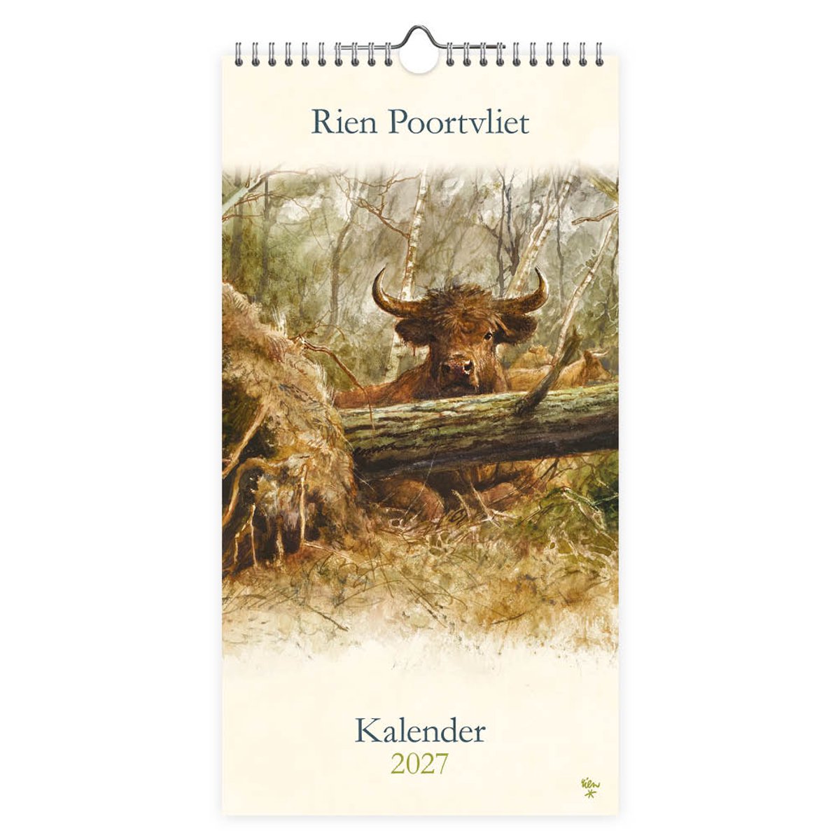 Rien Poortvliet Notitiekalender 2027 Rund