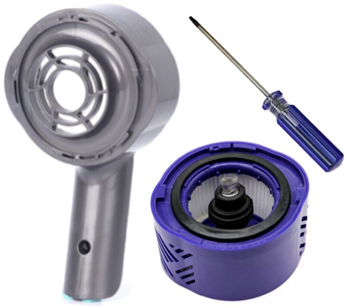 Geschikt voor de achterklep en het achterfilter van de Dyson V6.