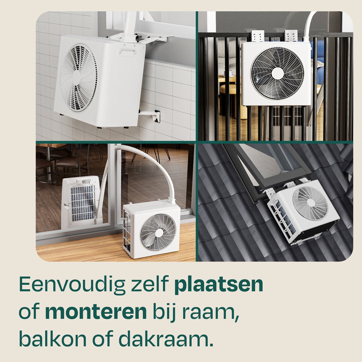 VONROC Mobiele Split Airco 4-in-1 thumbnail 5