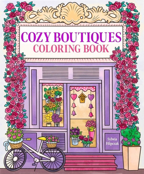 Cozy Boutiques Coloring Book - cover