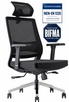 Stane Ergonomische Bureaustoel Office Chair - Bureaustoelen voor Volwassenen Computer Stoel - NEN-EN1335 Gecertificeerd