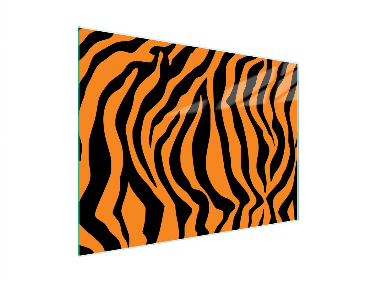 TMK ArtDeko - Snijplank - Gehard Glas - 40x30 cm - Tijgerprint