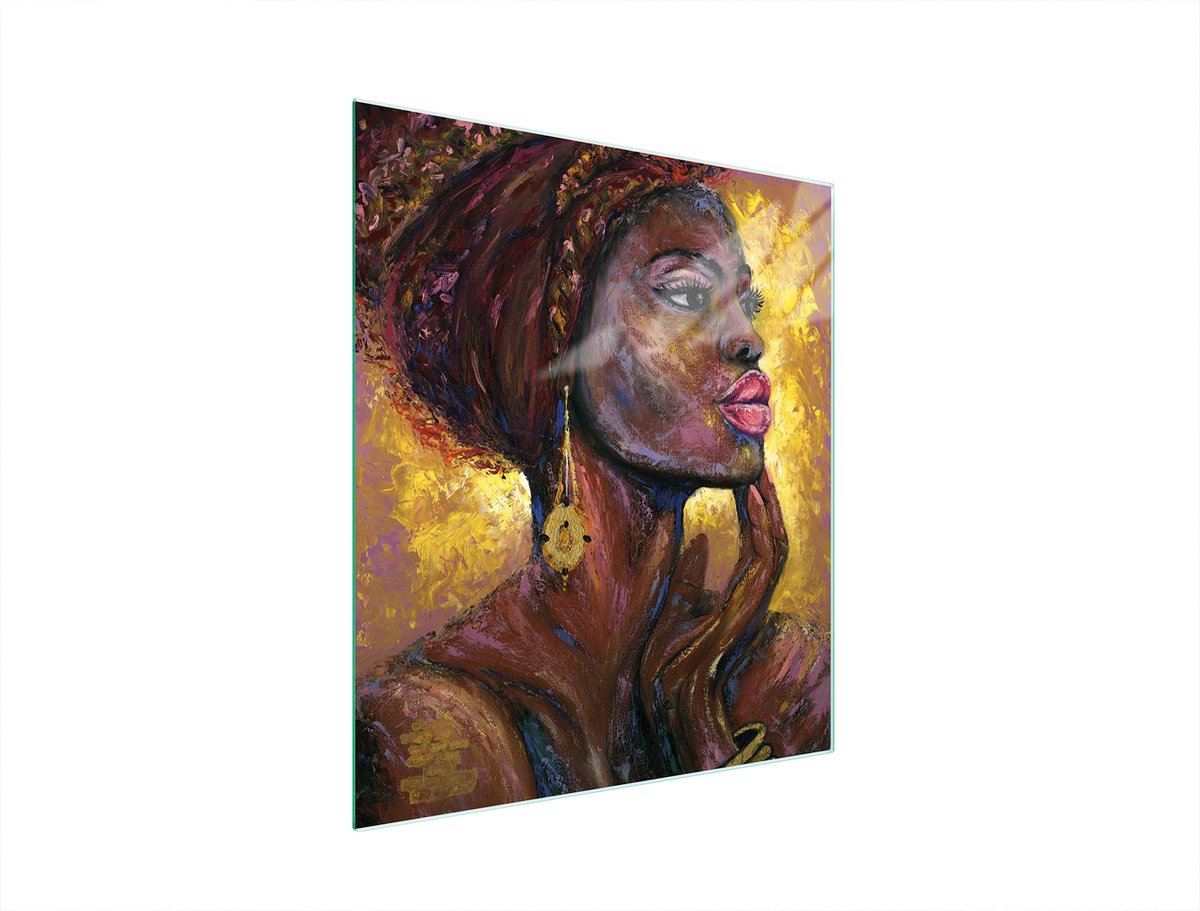 TMK ArtDeko - Snijplank - Glas - Beschermpaneel - 45x52 cm
