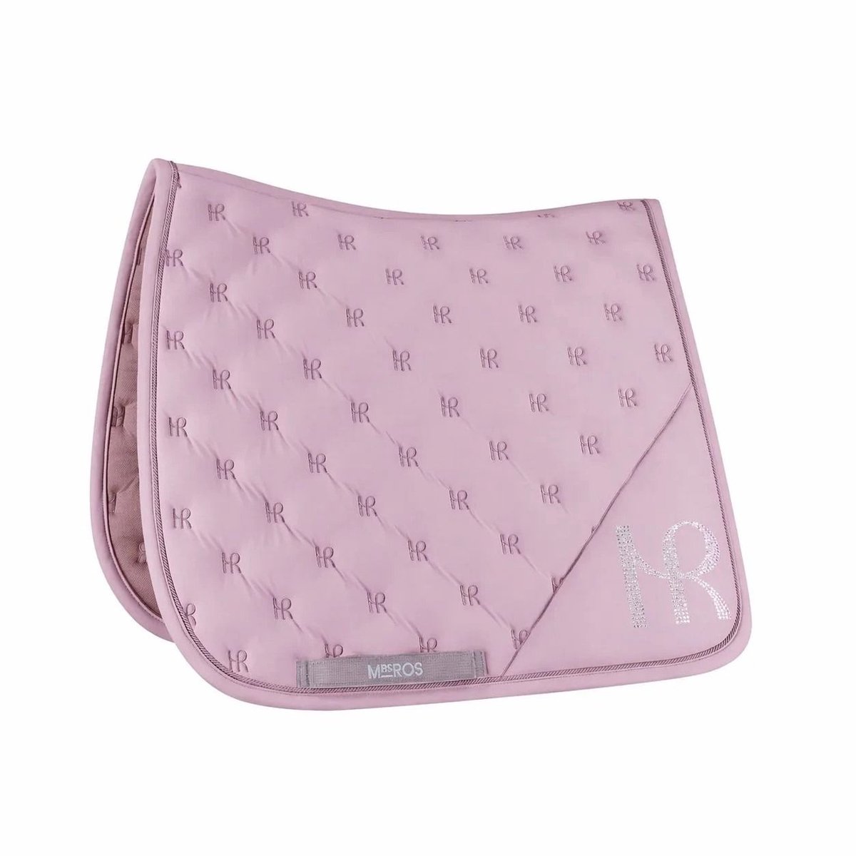 MrsRos Dressuur Zadeldek Blush Noir Roze Full