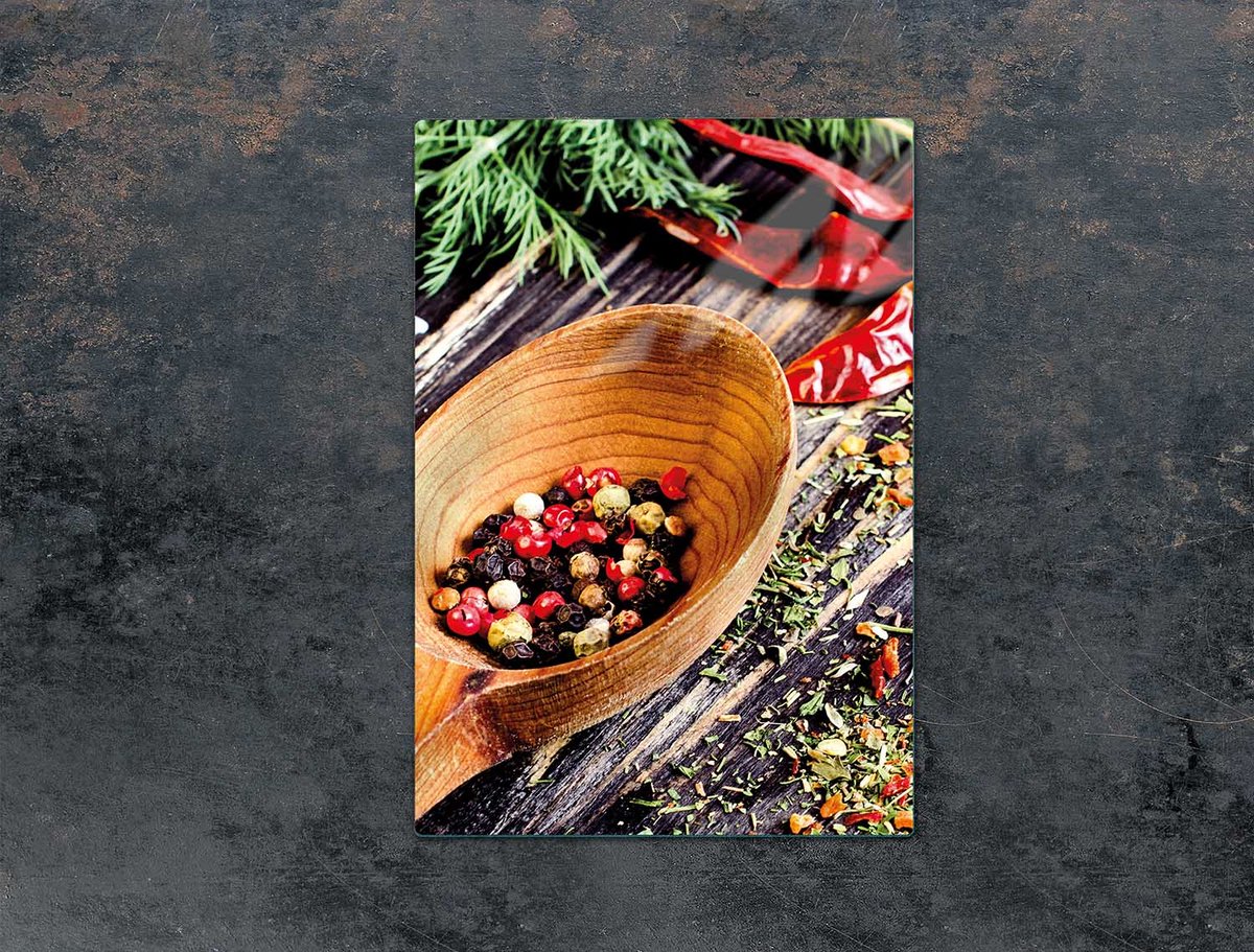 TMK ArtDeko - Snijplank - 35x52 cm - Przyprawy - Veilig - Decoratief