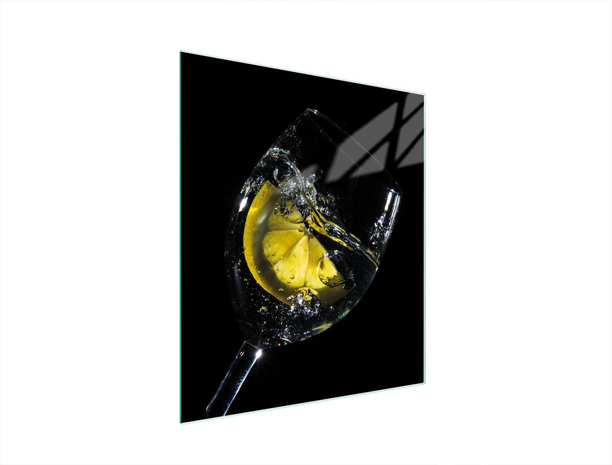 TMK ArtDeko - Snijplank Glas - 45x52 cm - Wijnmotief
