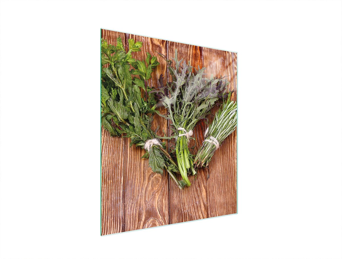 TMK ArtDeko - Snijplank - Glas - Rozemarijn - 45x52 cm