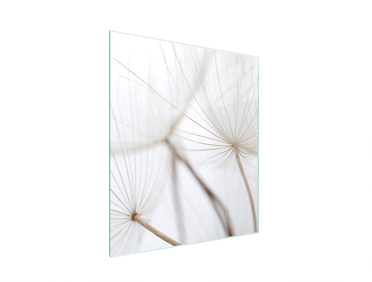 TMK ArtDeko - Snijplank van gehard glas - 45x52 cm - Kleurige bloemenprint